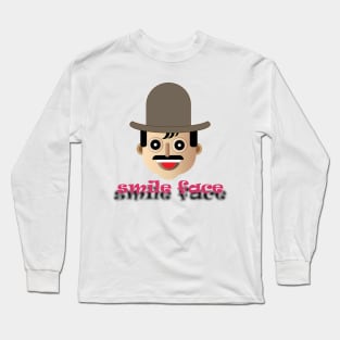 smile face Long Sleeve T-Shirt